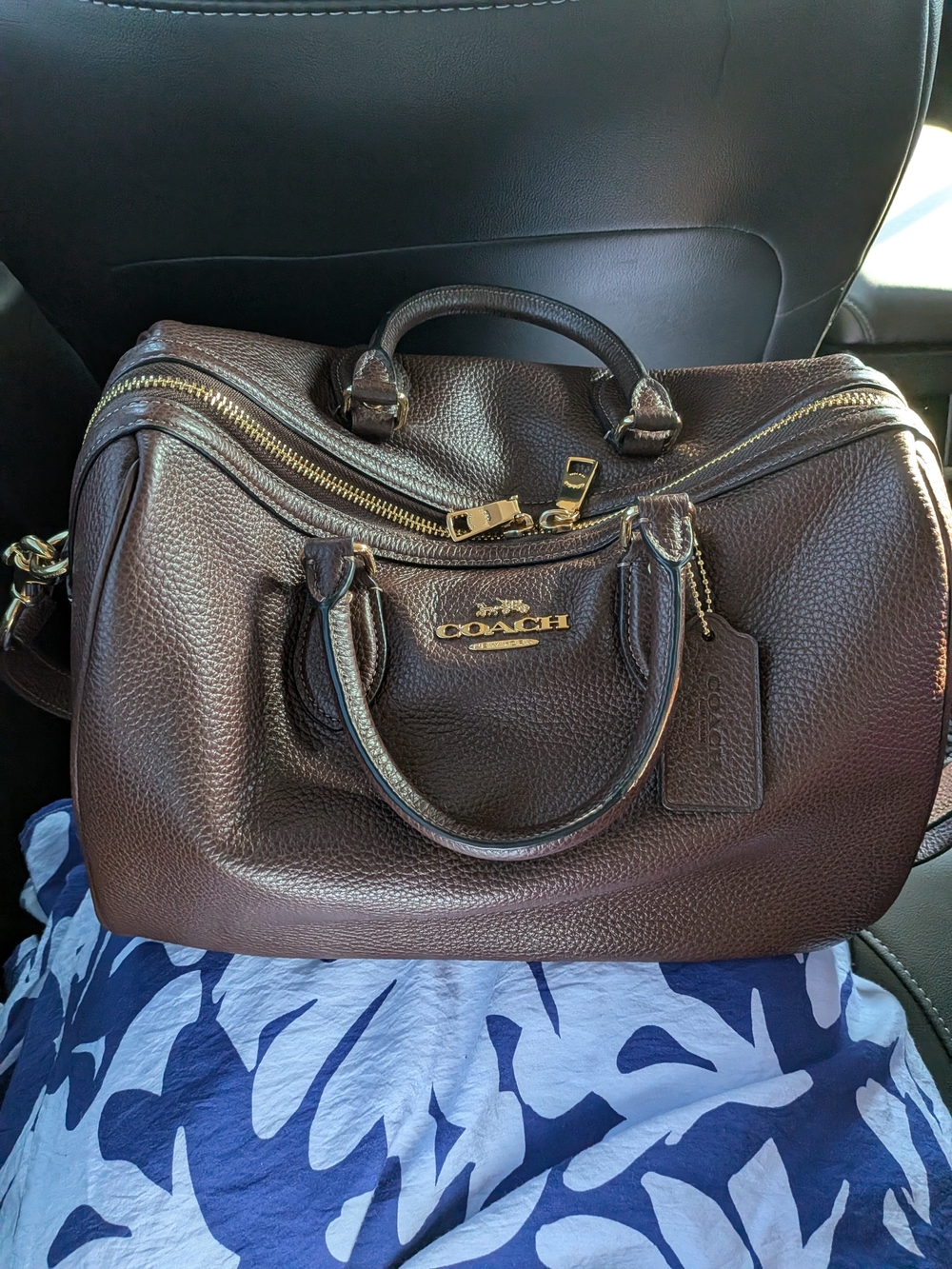 Coach Large Rowan In Maple (Slouchy Version) - Picture 5 of 11